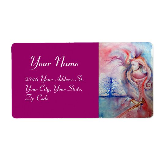 Étiquette AVALON, magie et mystère (Devant)