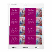 Étiquette AVALON, magie et mystère (Feuille entière)