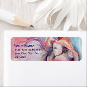 Étiquette AVALON / Magie et mystère, Imaginaire bleu rose (En situation)