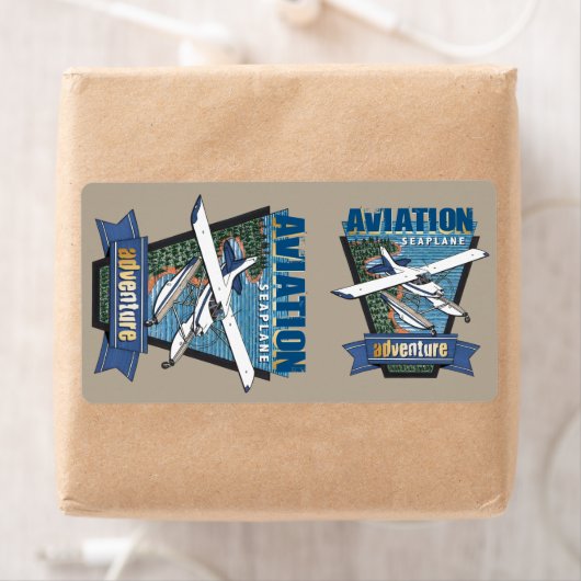 Étiquette Aventure hydravion (En situation)
