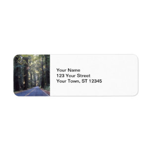 Étiquette Avenue des géants - Humboldt Redwoods State Park