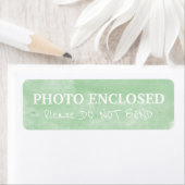 Étiquette Avertissement vert ne plier pas peint Chalk Artwor (En situation)