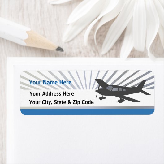 Étiquette Avion basse aile (En situation)