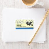 Étiquette Avion Biavion (En situation)