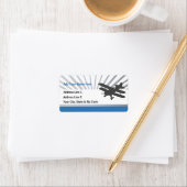 Étiquette Avion Biavion (En situation)