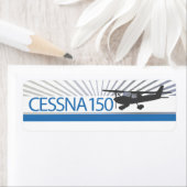 Étiquette Avion Cessna 150 (En situation)