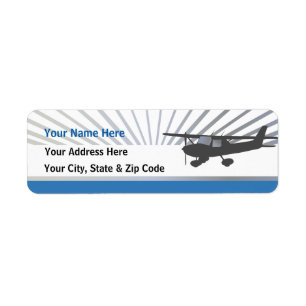 Étiquette Avion de Cessna 150
