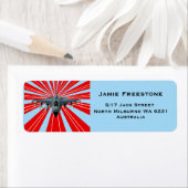 Étiquette Avion de chasse (En situation)