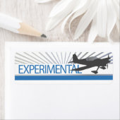 Étiquette Avion expérimental (En situation)