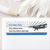 Étiquette Avion Taildragger (En situation)