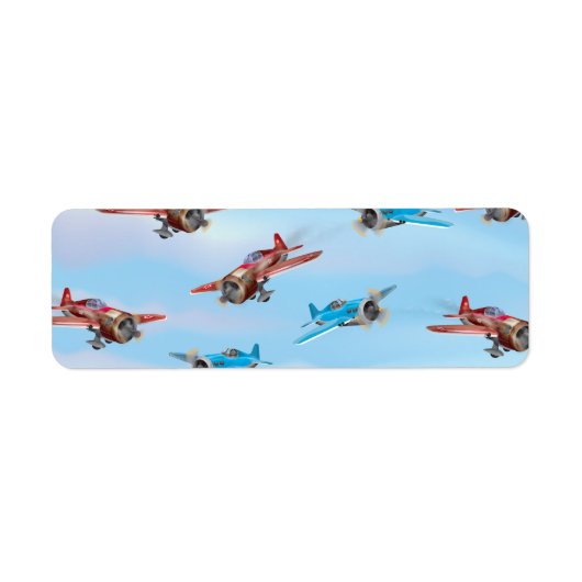 Étiquette Avions Jouets (Devant)