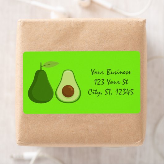 Étiquette Avocado Lover Design Thunder_Cove (En situation)