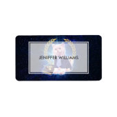 Étiquette Avocat de chat dans l'espace (Devant)