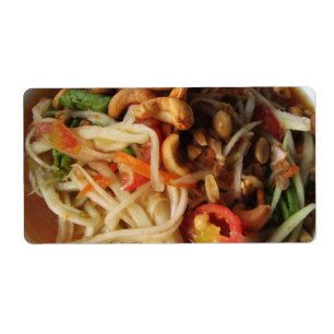 Étiquette Ayutthaya Spicy Papaya Salad [Som Tam] with Cashew