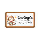 Étiquette Baby Circus (Devant)
