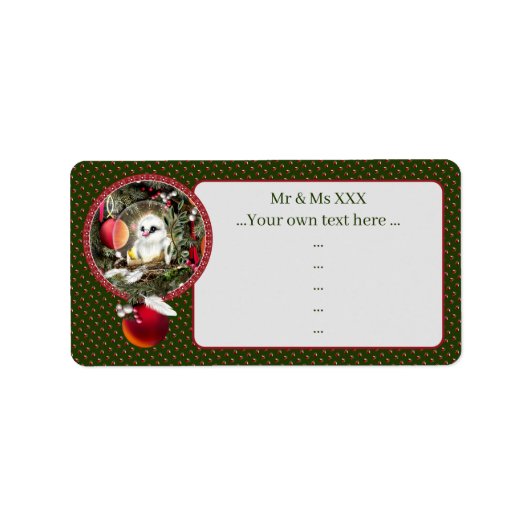 Étiquette Baby Dove (Devant)