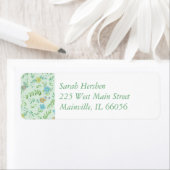 Étiquette Baby shower animal de la forêt (En situation)