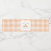 Étiquette baby shower bouteille | Un Petit Citroui (Étiquettes simples)