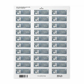 Étiquette Baby shower d'aquarelle Llama pour bébé endormi (Feuille entière)