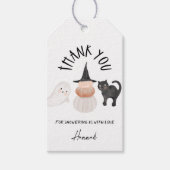 Étiquette Baby shower d'Halloween SUGARBOO Favoris (Devant)