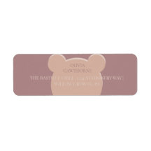 Baby shower Ours moderne et minimaliste