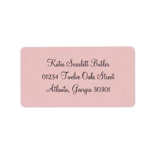 Étiquette Baby shower Princesse (Devant)