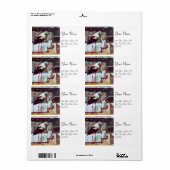 ÉTIQUETTE BABY SHOWER STORK 3 (Feuille entière)