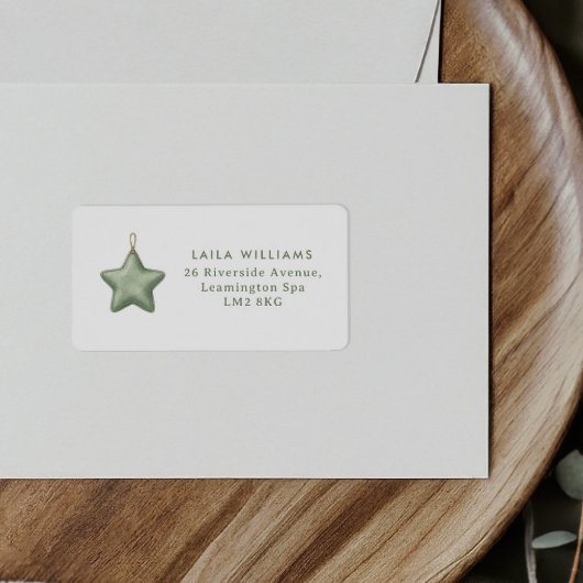 Étiquette Baby shower vert sauge matcha