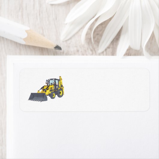 ÉTIQUETTE BACKHOE (En situation)