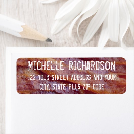 Étiquette Bacon (En situation)