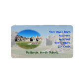 Étiquette Badlands (Devant)