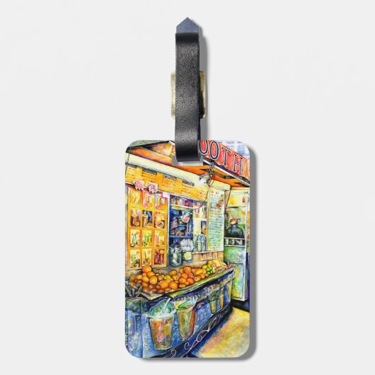 Étiquette bagage (Dos Vertical)