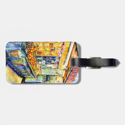 Étiquette bagage (Dos horizontal)