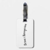 Étiquette bagage  (Dos Vertical)