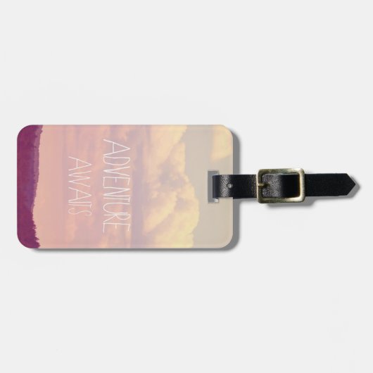 Étiquette Bagage Aventure Await (Devant horizontal)