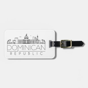 Étiquette Bagage Skyline République Dominicaine