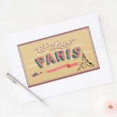 Étiquette bagage Vintage Paris (Enveloppe)