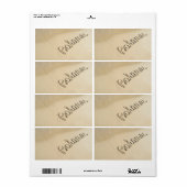 Étiquette Bahamas panneau sculpté sur le sable de la plage (Feuille entière)