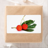 Étiquette baie rouge (En situation)