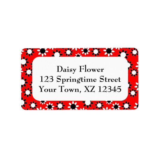 Étiquette Baies personnalisables (Devant)