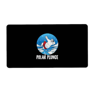 Étiquette Bain d'hiver Polar Plunge Ice Jump Polar Ours Bain