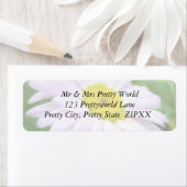 Étiquette Baisy Peint rose pâle (En situation)