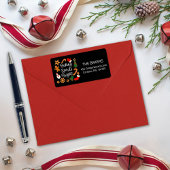 Étiquette Baking Spirits Bright Gingerbread Noël Cookie