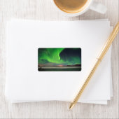 Étiquette Balayage d'Aurora (En situation)