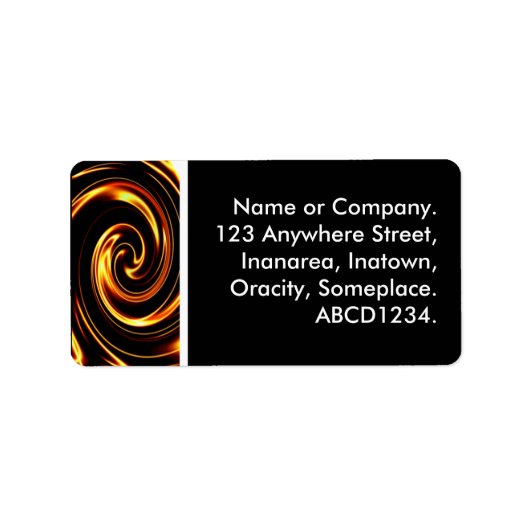 Étiquette Balayage III (Devant)