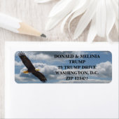 ÉTIQUETTE BALD EAGLE (En situation)