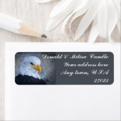 ÉTIQUETTE BALD EAGLE (En situation)