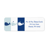 Étiquette Baleine (Devant)