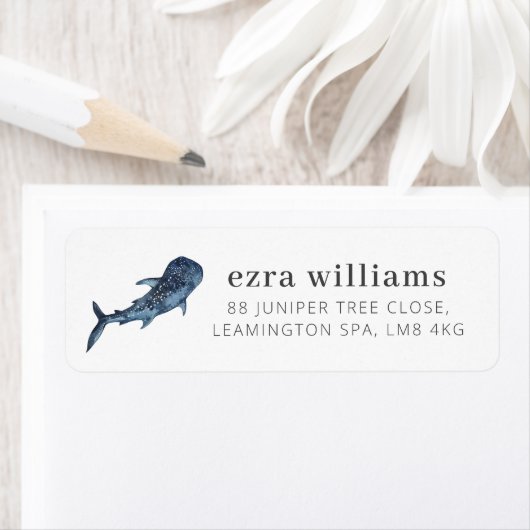 Étiquette baleine (En situation)