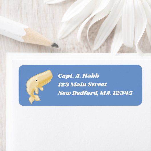 Étiquette Baleine blanche (En situation)